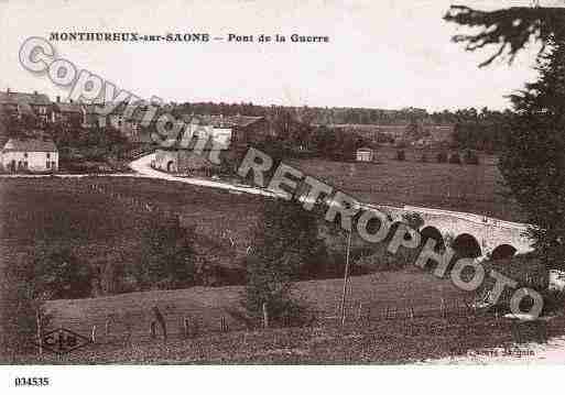 Ville de MONTHUREUXSURSAONE, carte postale ancienne