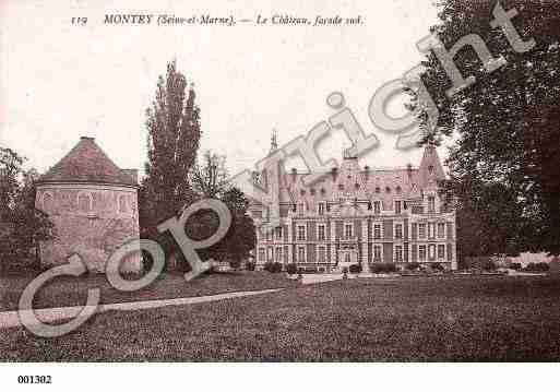 Ville de MONTRY, carte postale ancienne