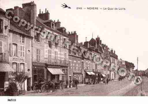 Ville de NEVERS, carte postale ancienne