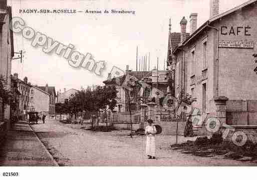 Ville de PAGNYSURMOSELLE, carte postale ancienne