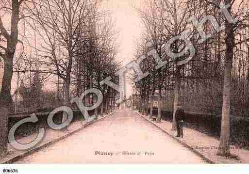 Ville de PLANCYL'ABBAYE, carte postale ancienne