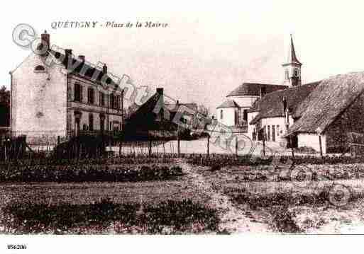 Ville de QUETIGNY, carte postale ancienne