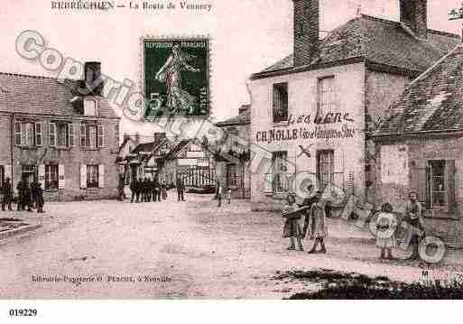 Ville de REBRECHIEN, carte postale ancienne