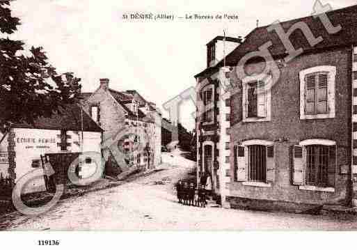 Ville de SAINTDESIRE, carte postale ancienne