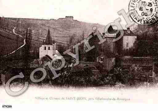 Ville de SAINTREMY, carte postale ancienne