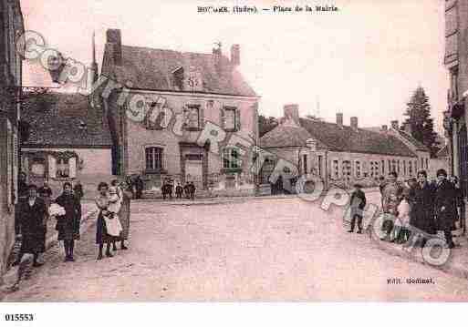 Ville de BOUGESLECHATEAU, carte postale ancienne