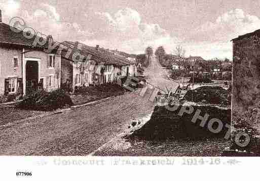 Ville de COINCOURT, carte postale ancienne