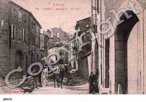 Ville de FITOU, carte postale ancienne