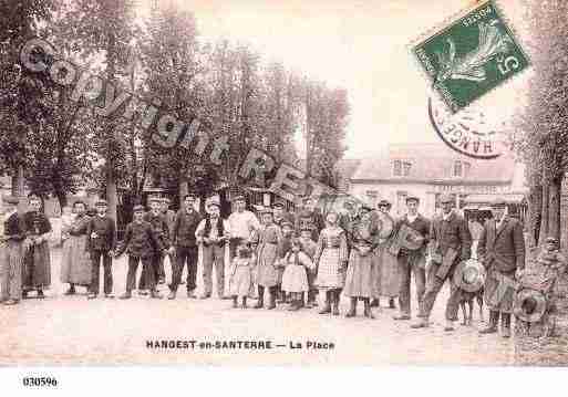 Ville de HANGESTENSANTERRE, carte postale ancienne