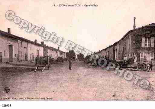 Ville de LIONDEVANTDUN, carte postale ancienne