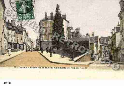 Ville de NEVERS, carte postale ancienne