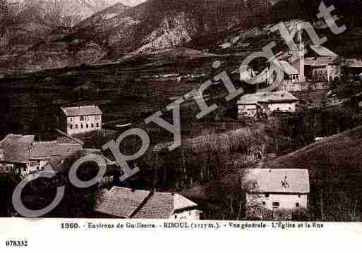 Ville de RISOUL, carte postale ancienne