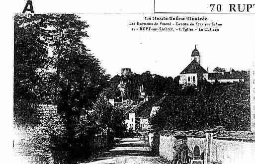 Ville de RUPTSSAONE, carte postale ancienne