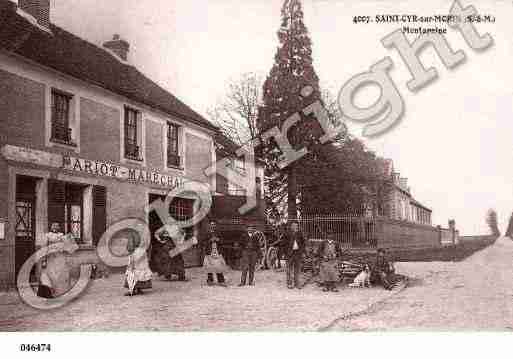 Ville de SAINTCYRSURMORIN, carte postale ancienne