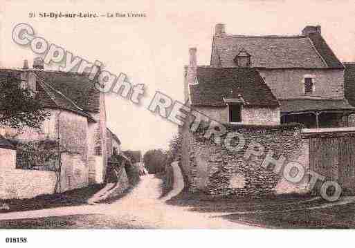 Ville de SAINTDYESURLOIRE, carte postale ancienne