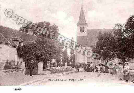 Ville de SAINTPIERRELESBOIS, carte postale ancienne