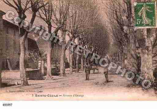 Ville de SAINTECECILELESVIGNES, carte postale ancienne