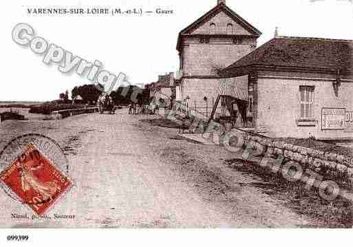 Ville de VARENNESSURLOIRE, carte postale ancienne