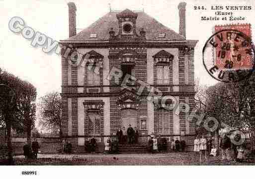 Ville de VENTES(LES), carte postale ancienne