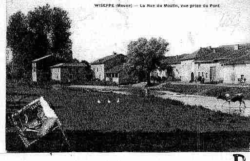 Ville de WISEPPE, carte postale ancienne