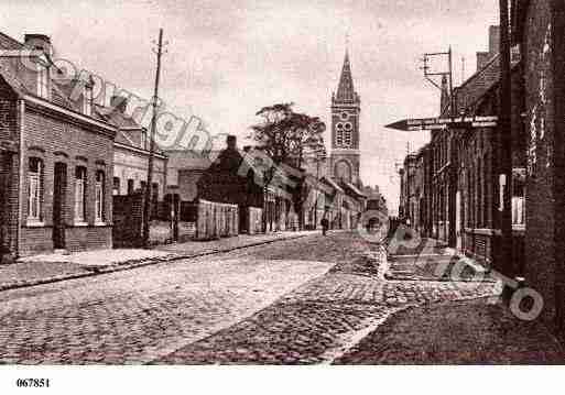 Ville de BAUVIN, carte postale ancienne