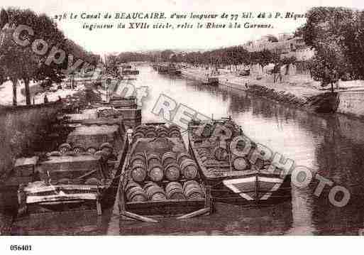 Ville de BEAUCAIRE, carte postale ancienne