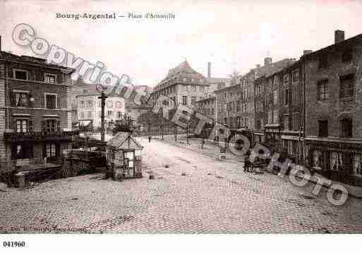 Ville de BOURGARGENTAL, carte postale ancienne