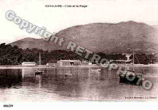 Ville de CAVALAIRESURMER, carte postale ancienne