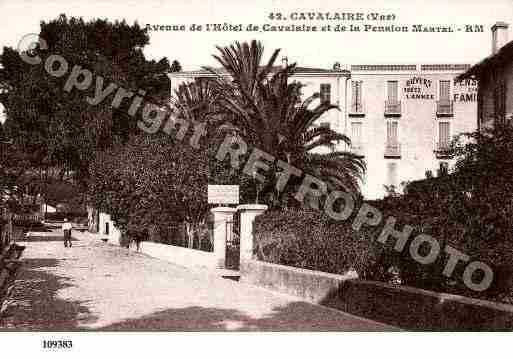 Ville de CAVALAIRESURMER, carte postale ancienne