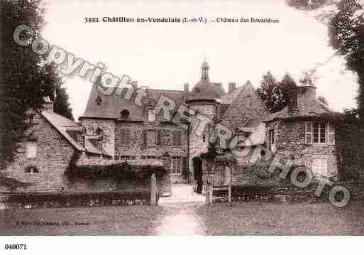 Ville de CHATILLONENVENDELAIS, carte postale ancienne