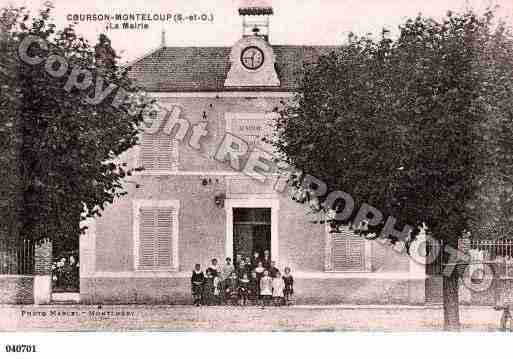 Ville de COURSONMONTLOUP, carte postale ancienne