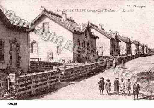 Ville de ECUISSES, carte postale ancienne