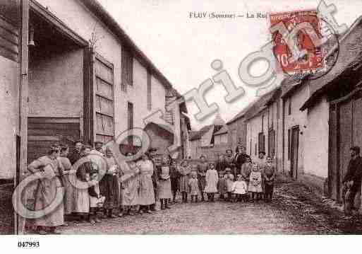 Ville de FLUY, carte postale ancienne