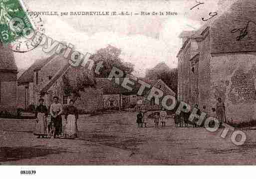 Ville de GELLAINVILLE, carte postale ancienne