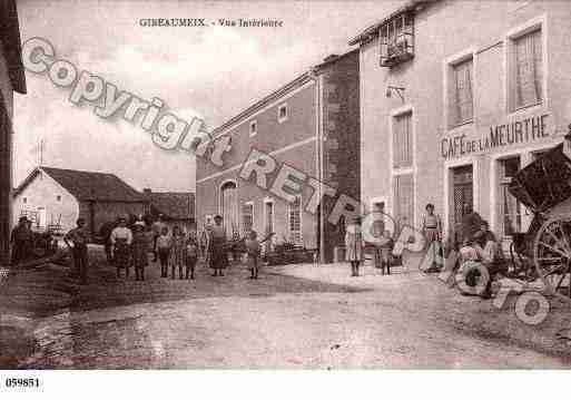 Ville de GIBEAUMEIX, carte postale ancienne