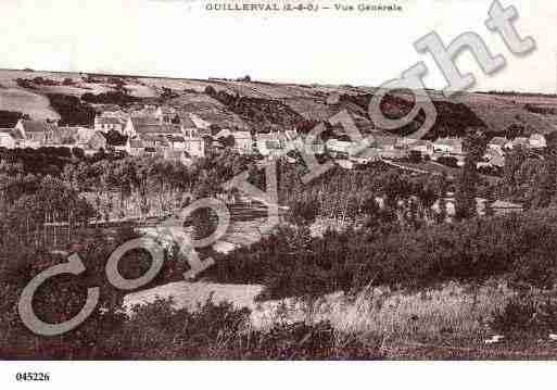 Ville de GUILLERVAL, carte postale ancienne