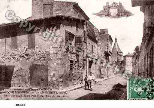 Ville de LIBOURNE, carte postale ancienne