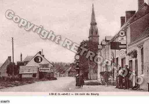 Ville de LISLE, carte postale ancienne
