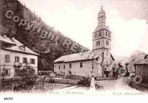 Ville de MONTRIOND, carte postale ancienne