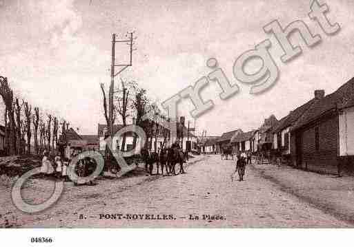 Ville de PONTNOYELLES, carte postale ancienne