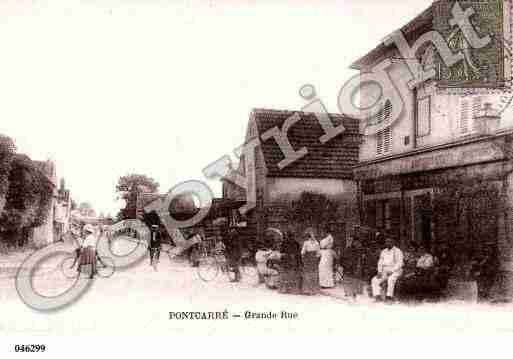 Ville de PONTCARRE, carte postale ancienne