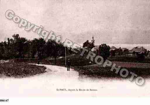 Ville de SAINTPAULENCHABLAIS, carte postale ancienne