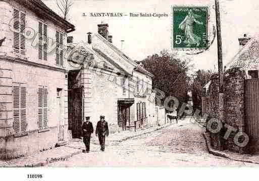 Ville de SAINTVRAIN, carte postale ancienne