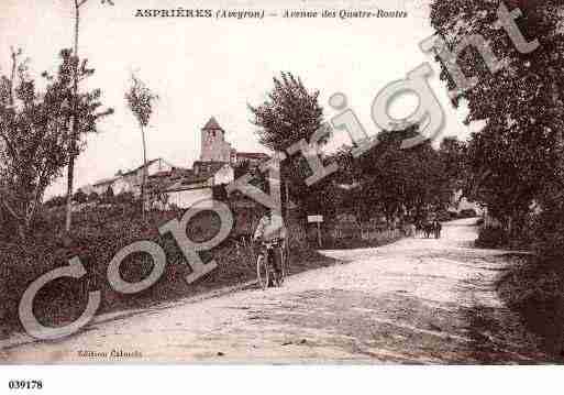 Ville de ASPRIERES, carte postale ancienne