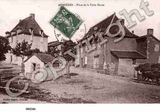 Ville de ASPRIERES, carte postale ancienne