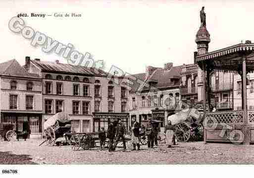 Ville de BAVAY, carte postale ancienne