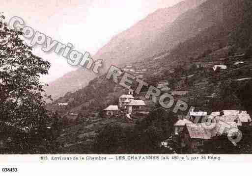 Ville de CHAVANNESENMAURIENNE(LES), carte postale ancienne