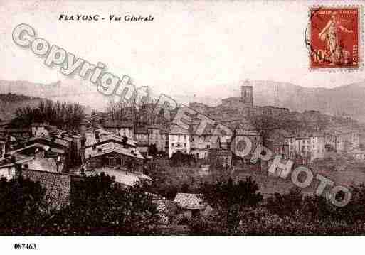 Ville de FLAYOSC, carte postale ancienne