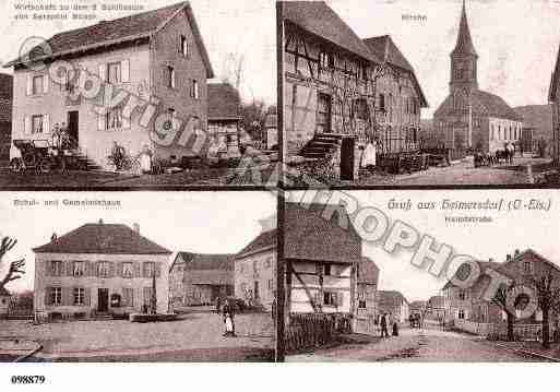 Ville de HEIMERSDORF, carte postale ancienne