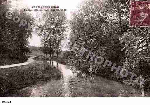 Ville de MONTLOGNON, carte postale ancienne